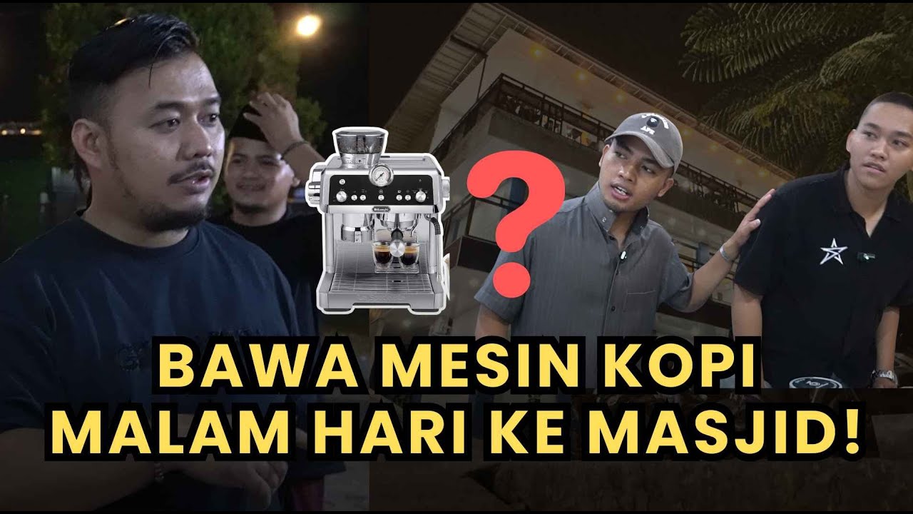 DIKIRA JUALAN KOPI DI MASJID‼️SAMPE DIKASIH MESIN KOPI😭