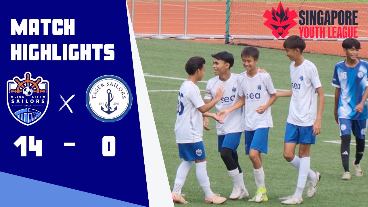 HIGHLIGHTS ⚓️ Lion City Sailors U15 vs Tasek Sailors West | 28Feb26 | SYL 🇸🇬⚽️