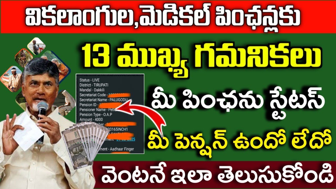 మీ పింఛన్ స్టేటస్ ఇలా చెక్ చేసుకోండి|how to check ntr bharosa pensions status in mobile|ap pensions|