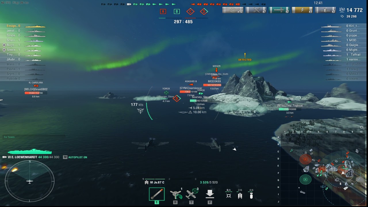 World of Warships T6 Premium KMS CV Loewenhardt