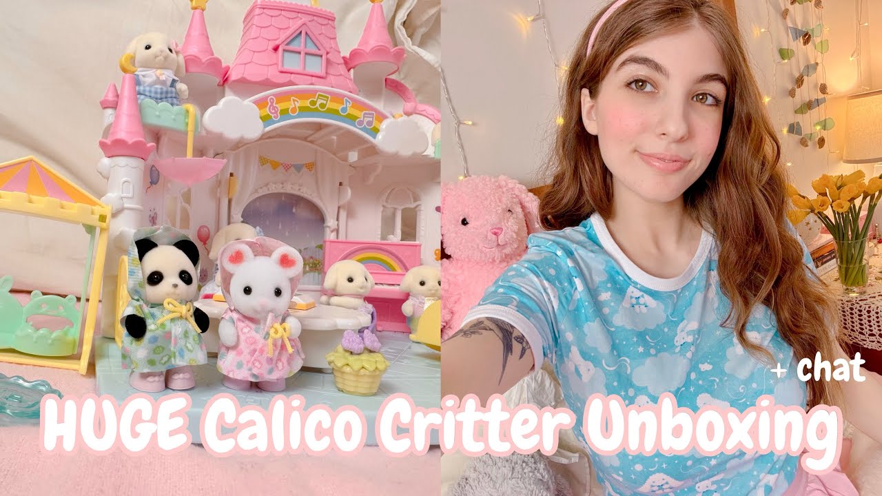 HUGE Calico Critter Unboxing + Chat with Me ☺️ age regression