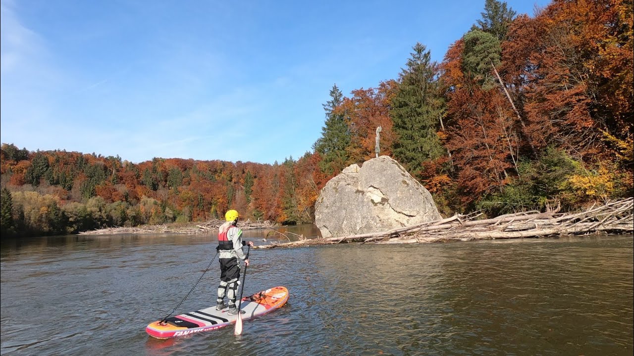 Indian Summer : eine SUP Tour auf der Isar nach München