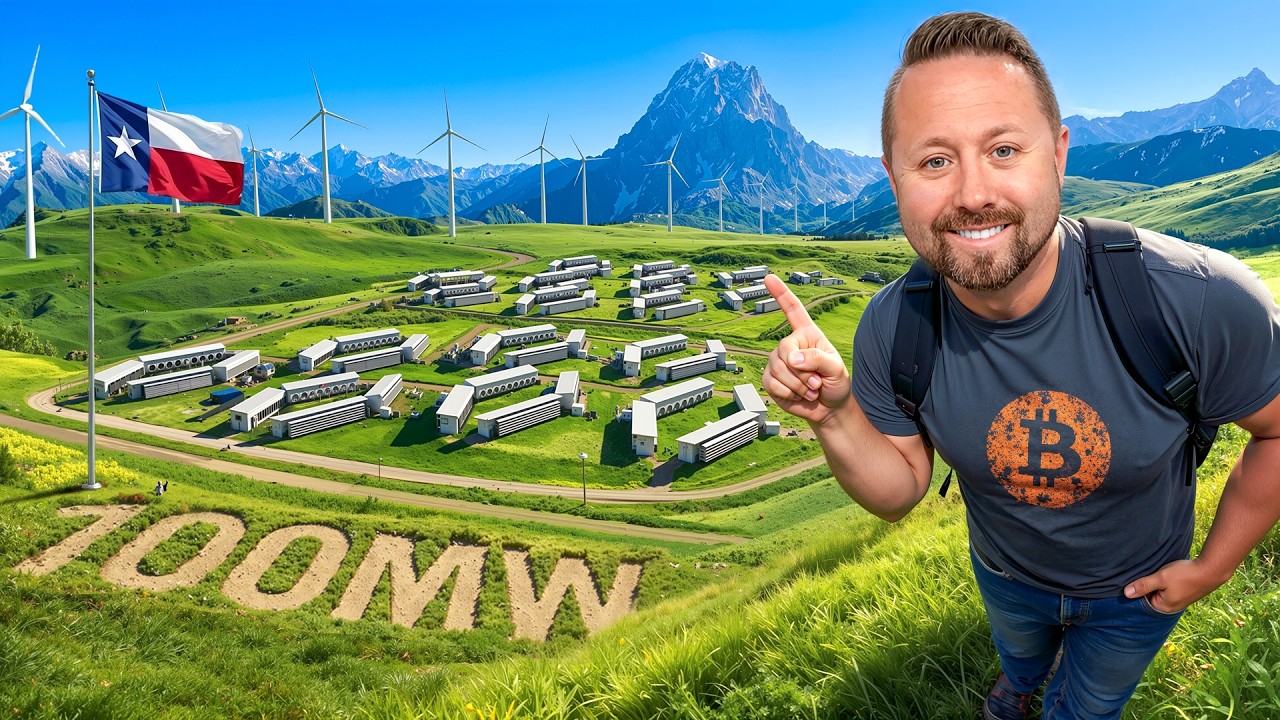 Inside a 100MW Massive Texas Bitcoin Mining Farm!