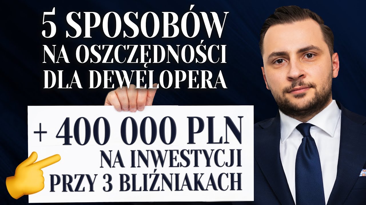 5 praktycznych sposobów na oszczędności dla dewelopera 