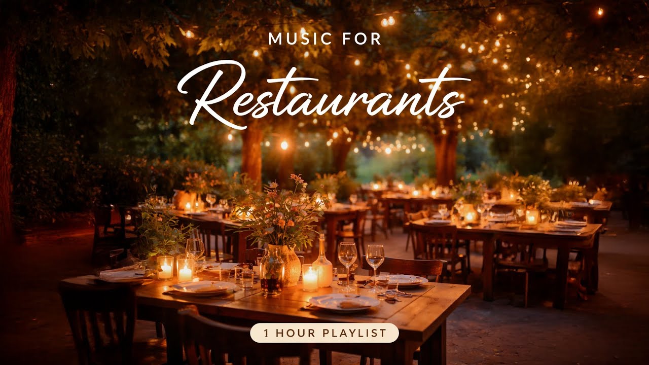Warm Restaurant Music ☕🍷 | Cozy Background Jazz & Lounge Ambience (1 Hour)