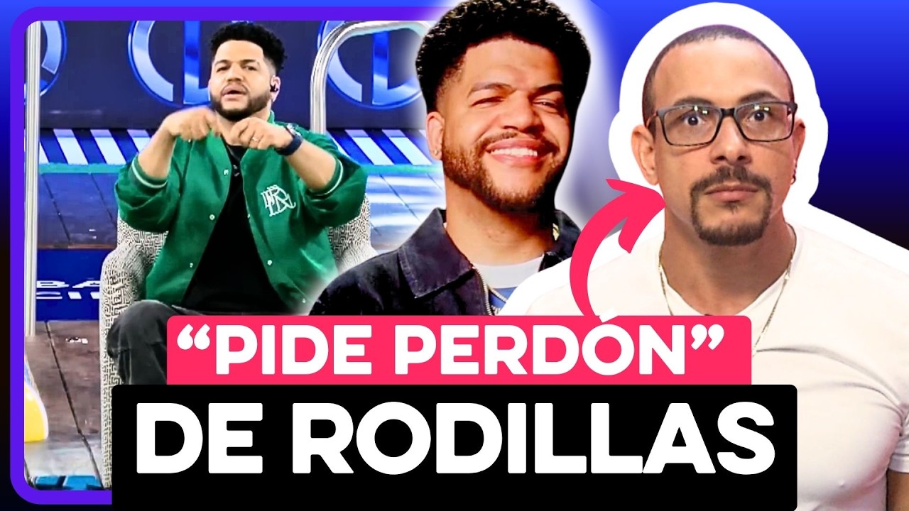 Juan Esteban &ldquo;PIDE PERD&Oacute;N&rdquo; de rodillas a Luinny Corpor&aacute;n