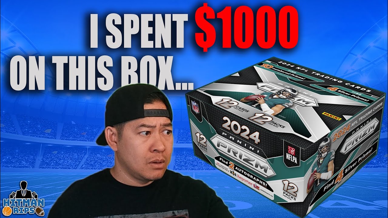 I SPENT $1,000 on this box... 2024 Prizm Football Hobby Box