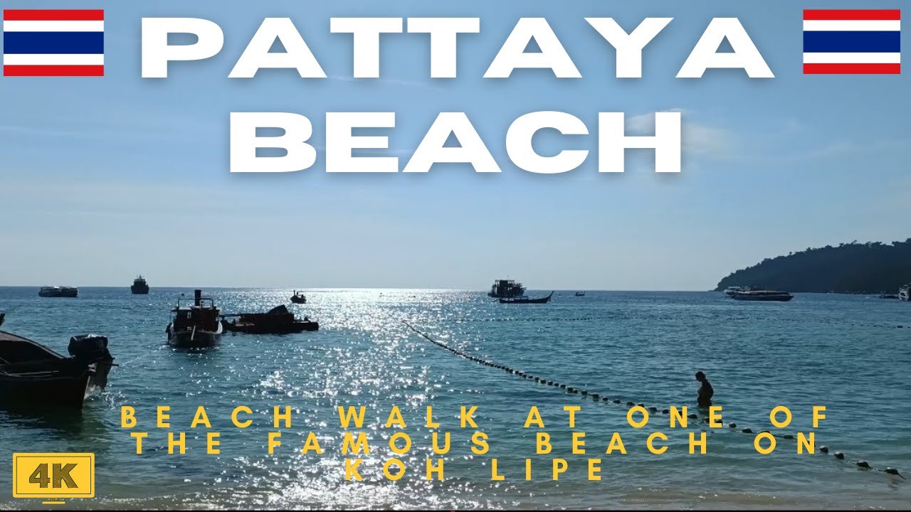 Pattaya beach on Koh Lipe. Enjoy the beachwalk at one of the best Island in Thailand. #travel