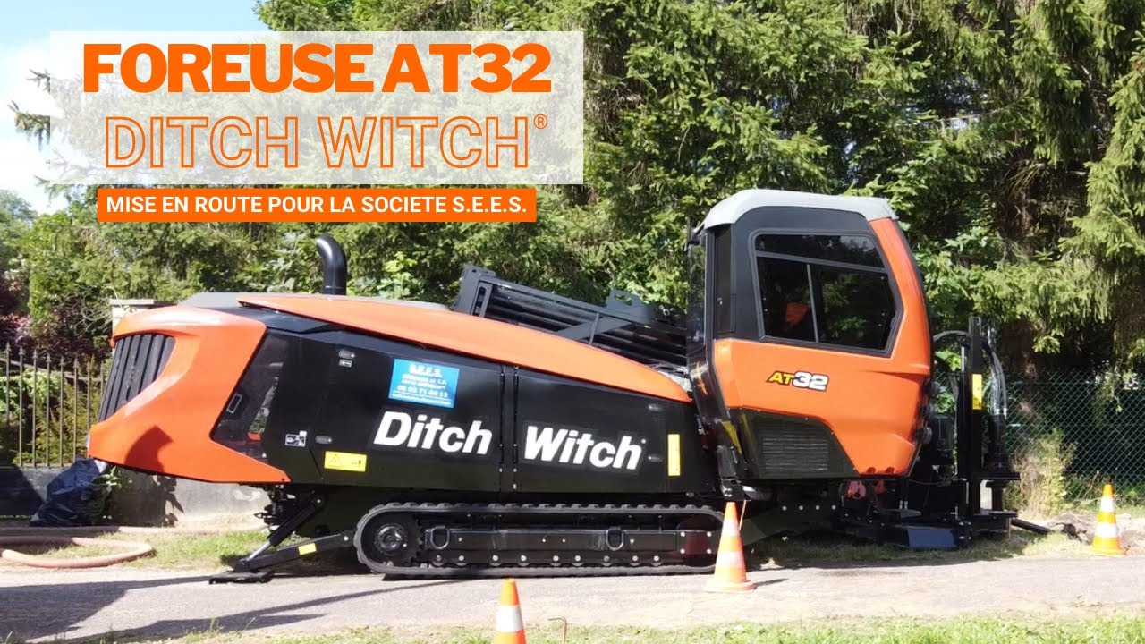 Forage roche avec la nouvelle AT32 Ditch Witch®