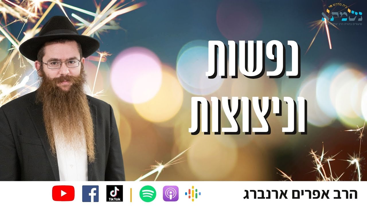 נפשות וניצוצות | השיעור השבועי לפרשת כי תצא במי השילוח | הרב אפרים ארנברג
