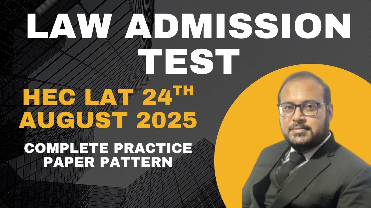 LAT, LAW ADMISSION TEST 2025 || Complete Paper preparation Guide || Paper Pattern 