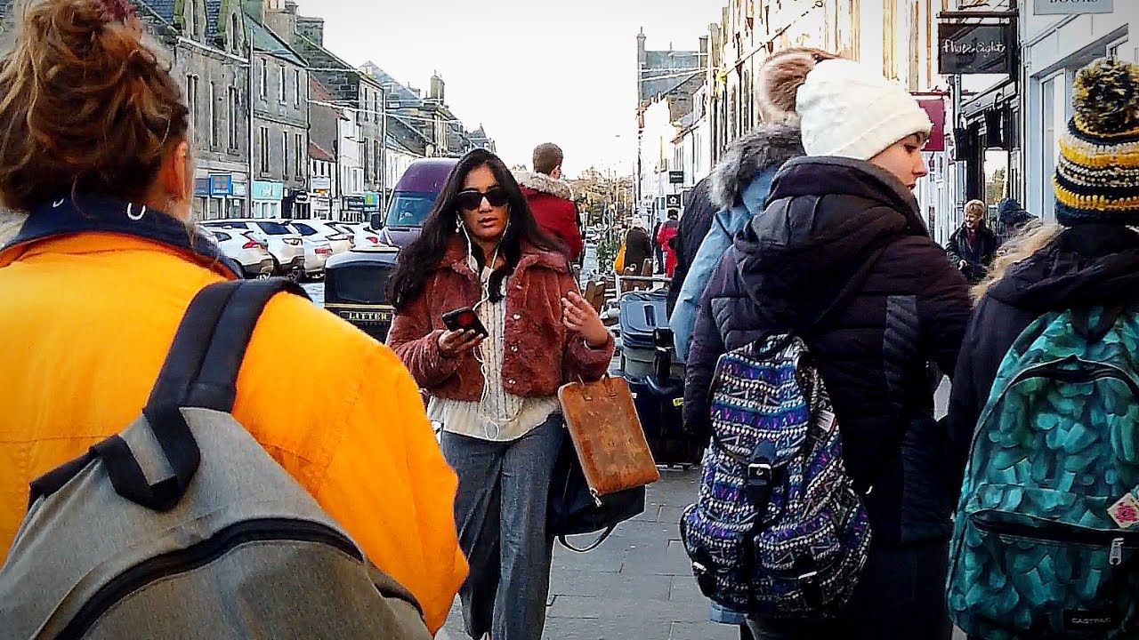 Walking Market St, St Andrews : Nov 2019