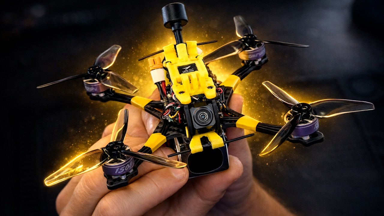 Budowa drona FPV dla widza➡️ Happymodel Crux35 Bumblebee