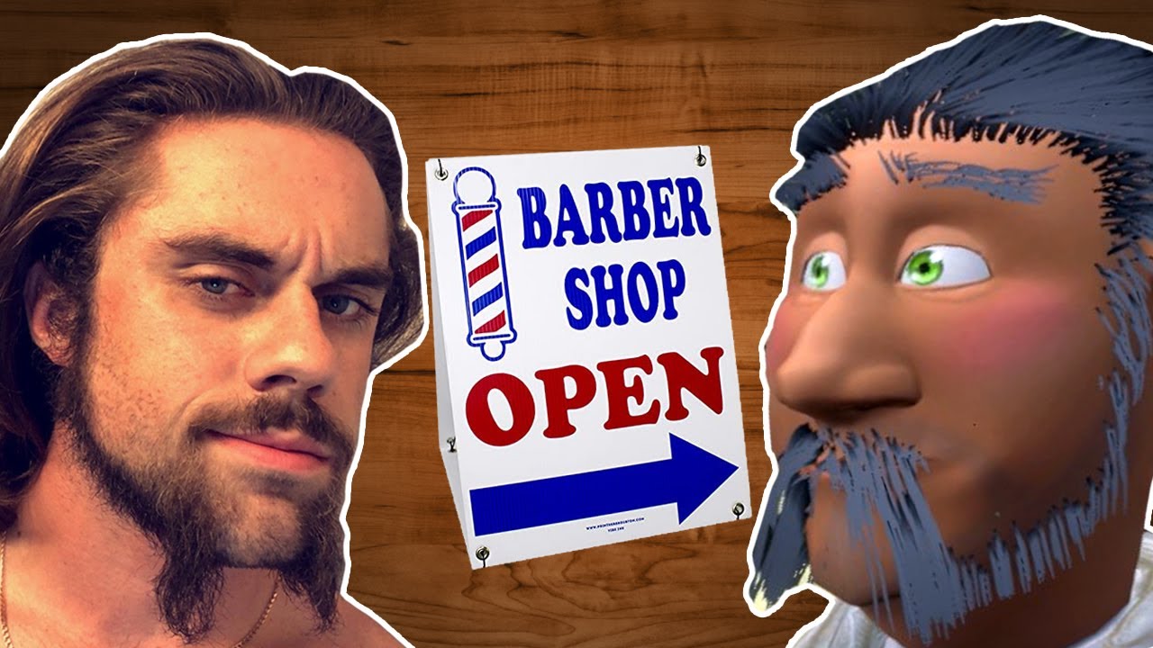 MAKING MY OWN BEARD IN VR: Barber Simulator VR (Part 2)