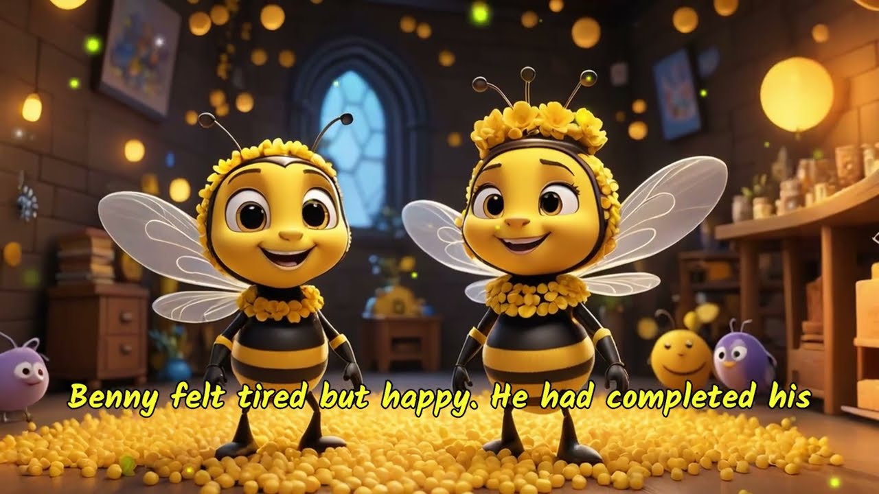 Benny the Bee's Big Adventure | Bedtime Stories for Kids