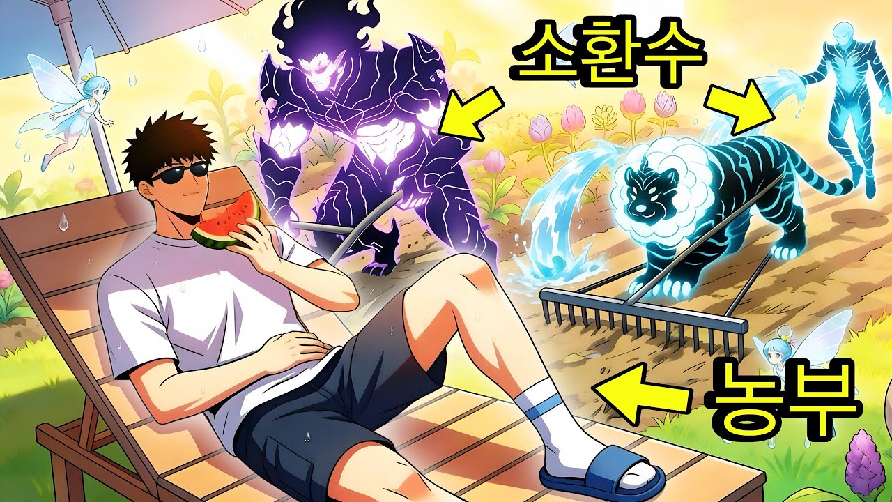 최강 소환 능력을 가진 자가 농사에 푹 빠지다! | 웹툰