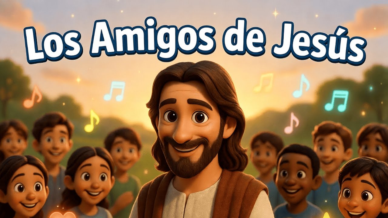 Jesús y Sus Amigos 🎶❤️ | Canción Cristiana Infantil Educativa