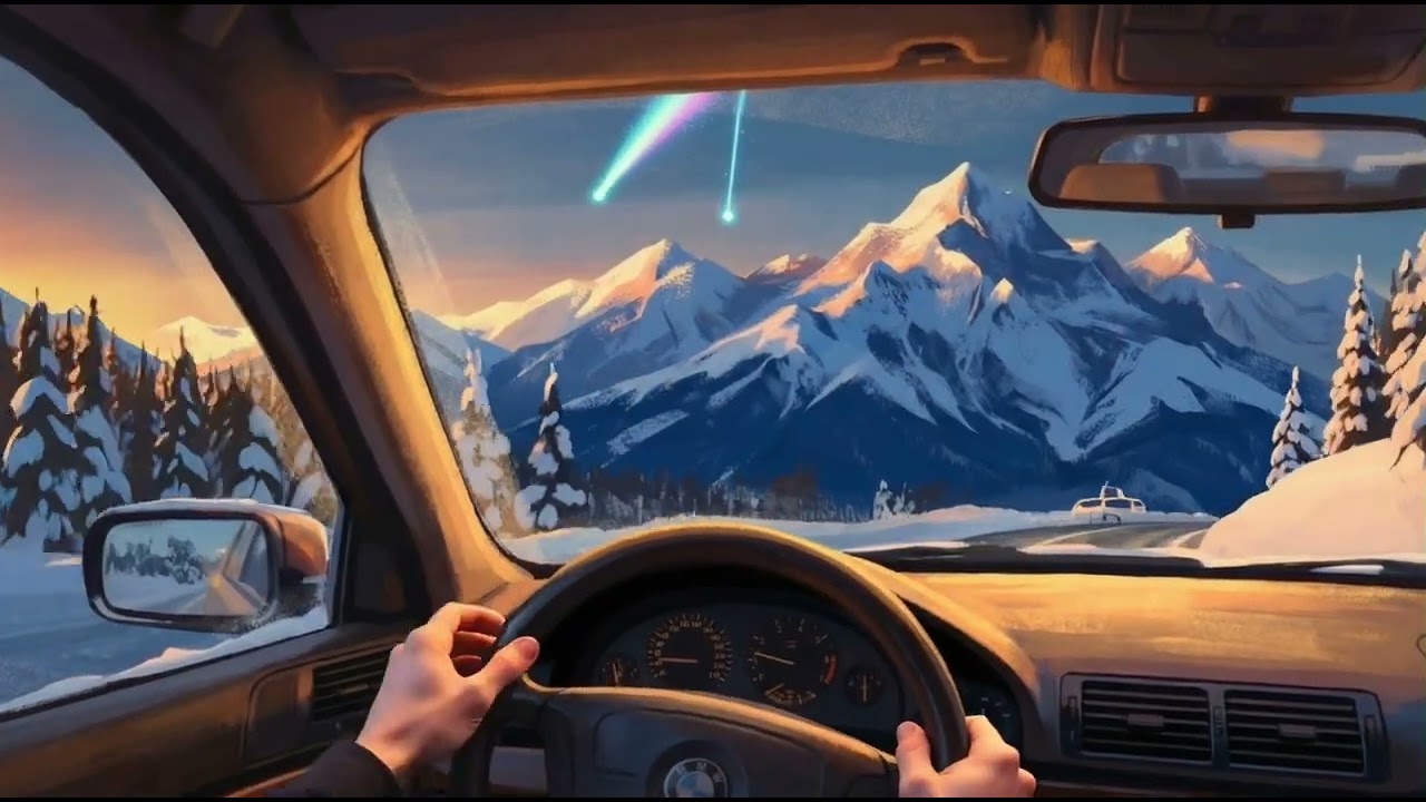 Winter Mountain Drive | Winter Road Trip Vibes