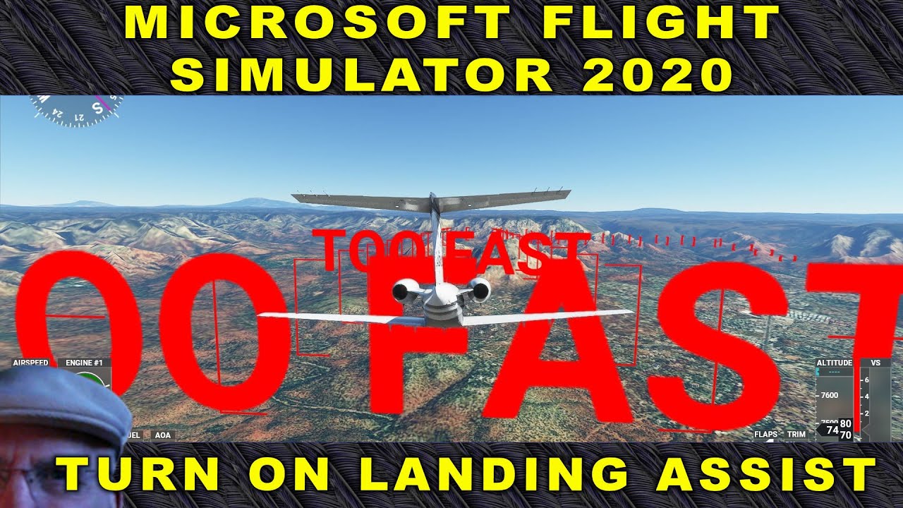 Microsoft Flight Simulator 2020 Crash Landing? Turn on Landing Assistant Now!