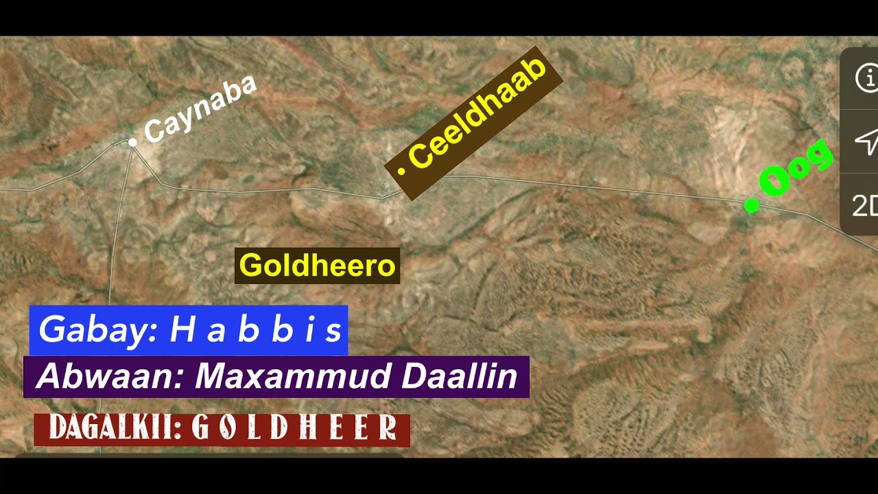 Dagaalkii Goldheero | Maxammuud Jaamac Nuux (Maxammuud Daallin) | Habbis (gabay).