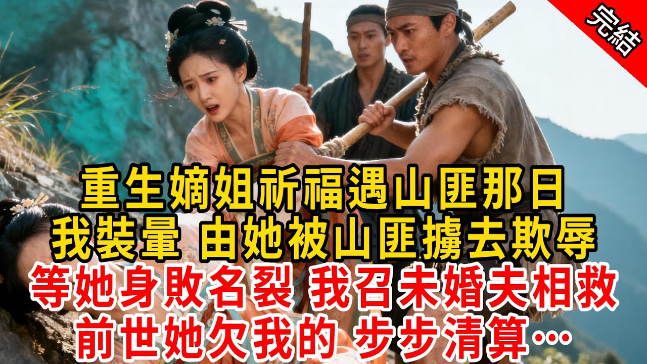 重生嫡姐祈福遇山匪那日，我裝暈 由她被山匪擄去欺辱；等她身敗名裂 我召未婚夫相救，前世她欠我的 步步清算…#原创 #古言 #小说 #重生 #爽文