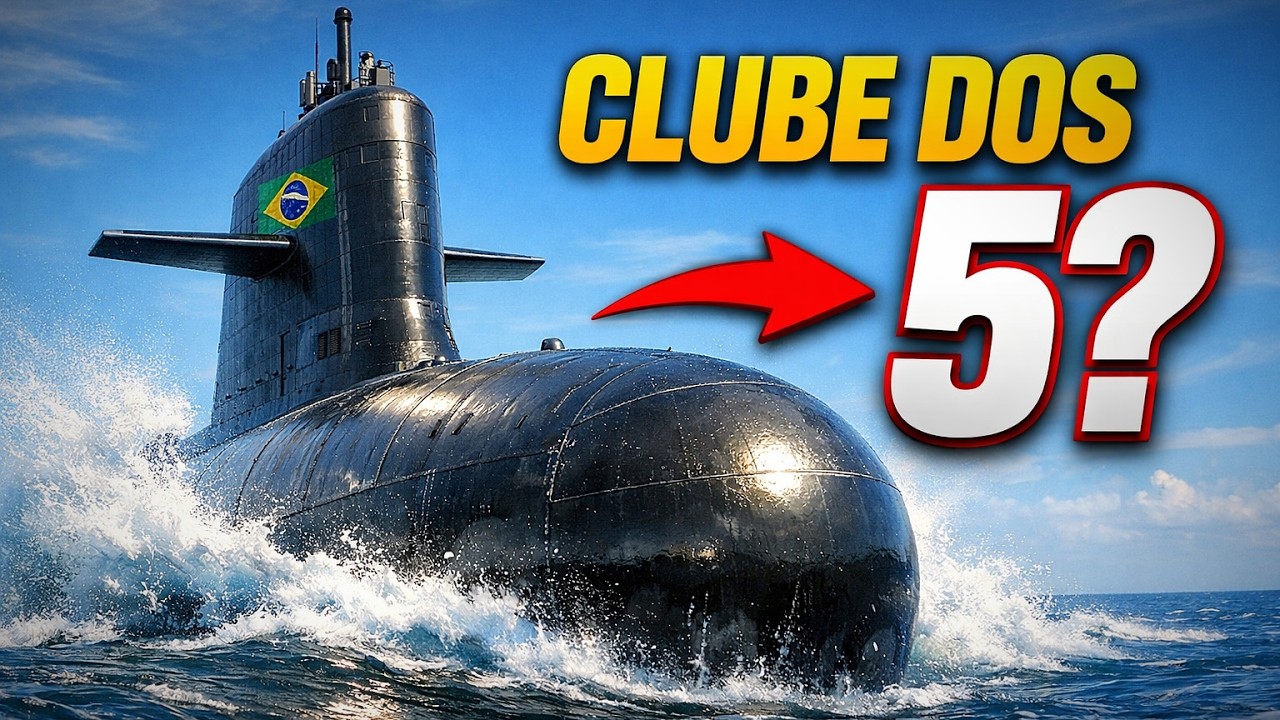 O SEGREDO PROIBIDO do Submarino Nuclear Brasileiro (Clube dos 5)