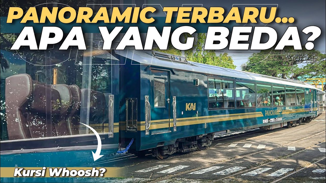 PENAMPAKAN KERETA PANORAMIC TERBARU🤩 MIRIP KERETA CEPAT WHOOSH? Ujicoba Kereta Panoramic Ke Lamongan