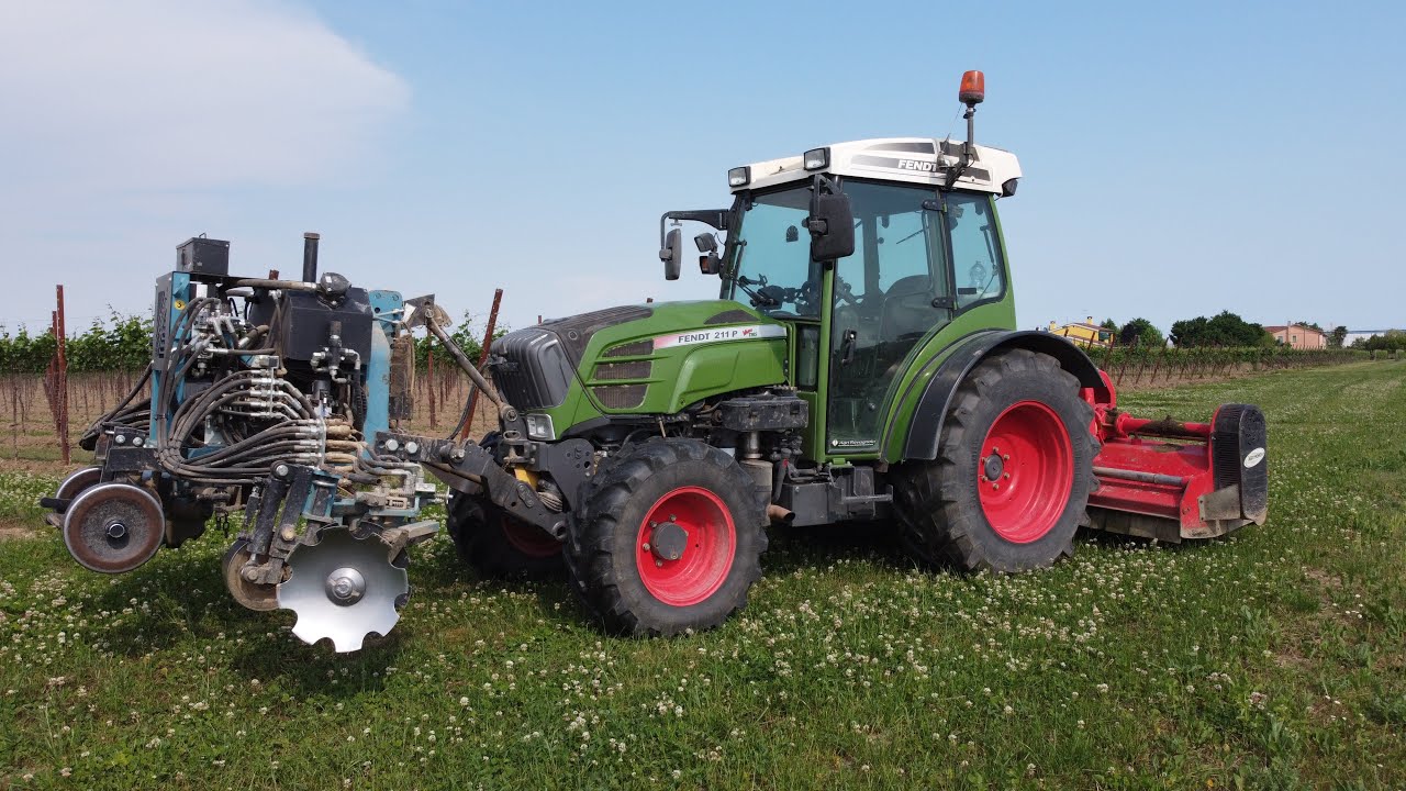 Rincalzatura sottofilare vigneto | Fendt + SPEDO e trincia erba