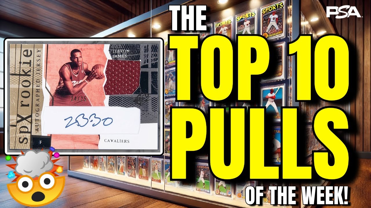 LEBRON JAMES RPA Pulled After 20 YEARS! 🤯| TOP 10 Sports Card Pulls of the Week! #178