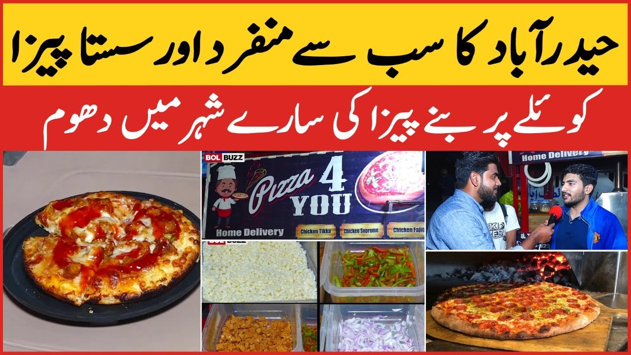 Hyderabad Most Unique Pizza | Tandoori Coal Fired Pizza in Hyderabad | Pizza 4 You | BOL Buzz