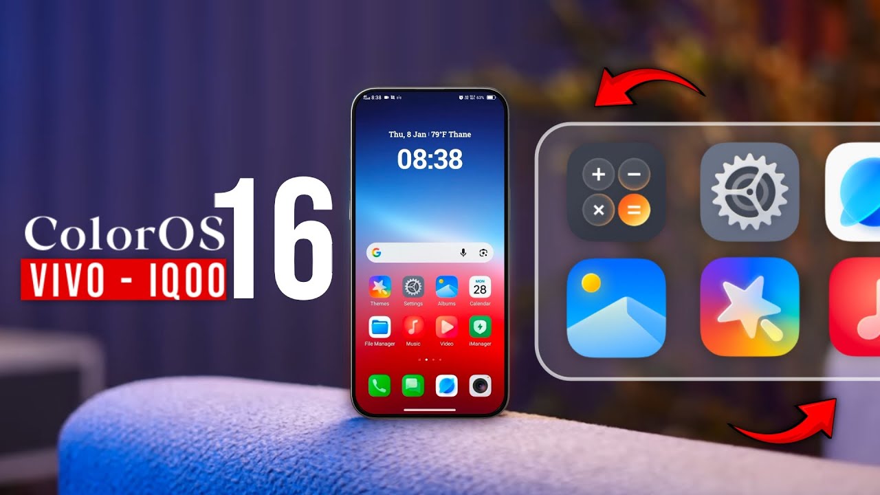 ColorOS 16 Theme For Vivo - iQ00 | ColorOS 16 Review Video | #vivotheme #coloros16