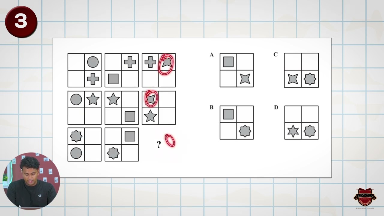 Abstract Reasoning Q3: Step-by-Step Walkthrough GATE Sample Test