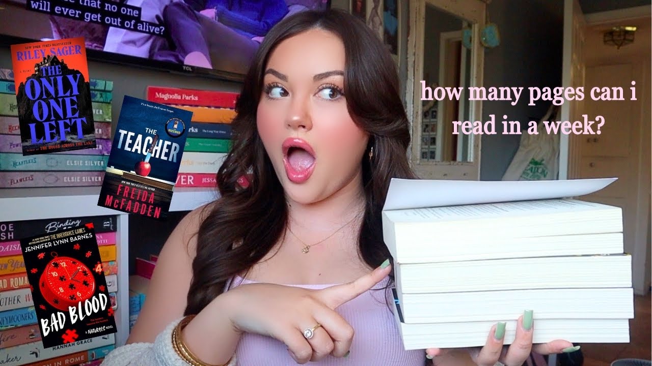 How many pages do I read in a week? 📖🌼⭐️