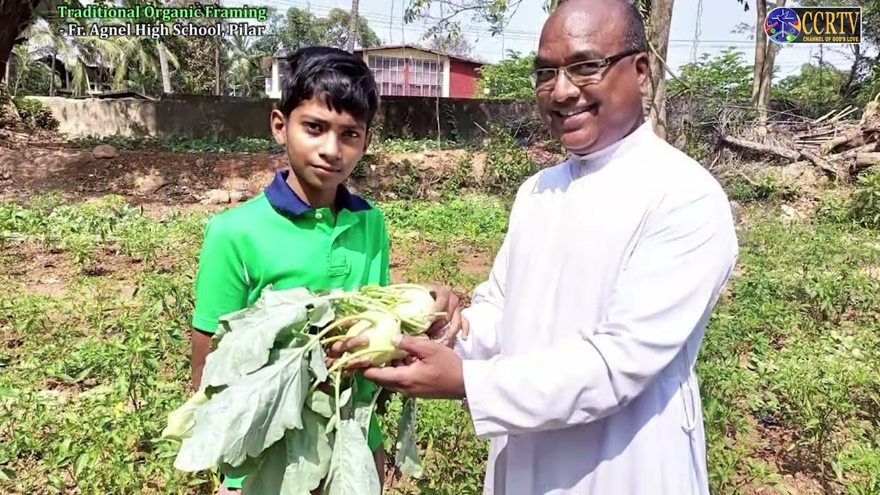 On the 3rd Day - Traditional Organic Farming at Fr. Agnel High School, Pilar