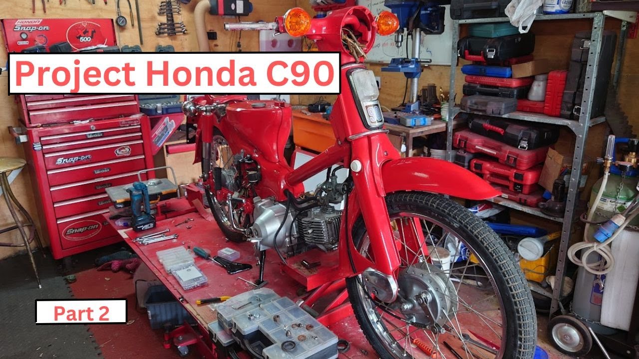 Проект реставрации Honda C90, часть 2: Новые проблемы!