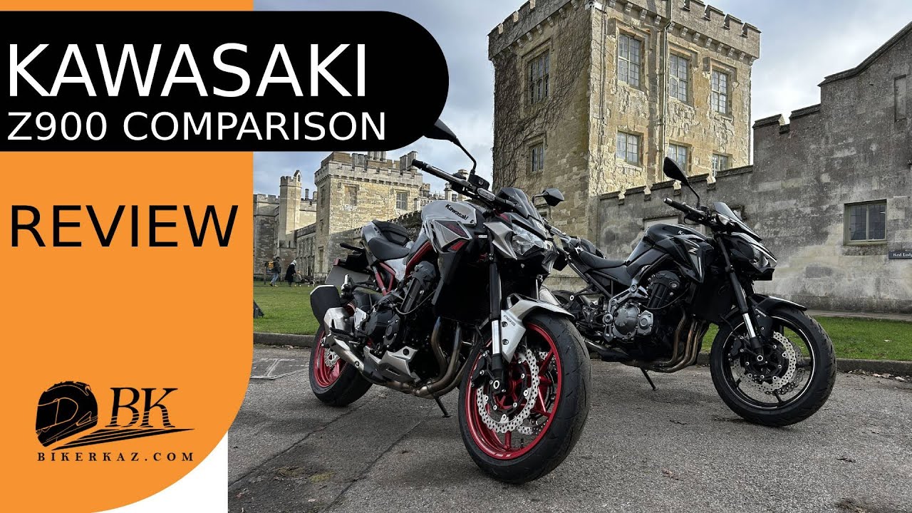 2023 and 2017 Kawasaki Z900 comparison walk around review