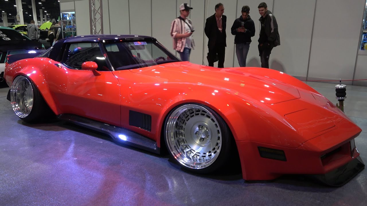 Bagged Chevrolet Corvette C3 MAPET TUNING airRIDE System at AMTS Hungary Expo. Like n Subscribe