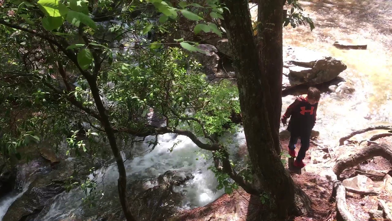 Coming down Peavine falls