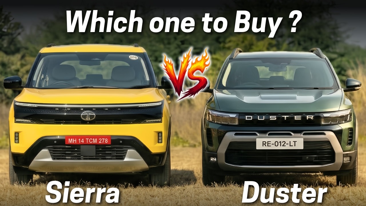 Tata Sierra VS Renault Duster 2026 - Which one to Buy ? | Full Comparison Features and Price