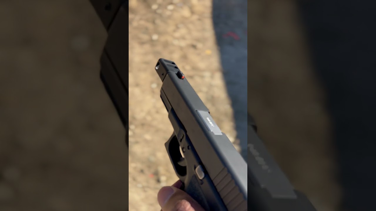Glock 23 w KKM Precision Threaded Barrel and Compensator .357 Sig #shooting #gun #Glock #range
