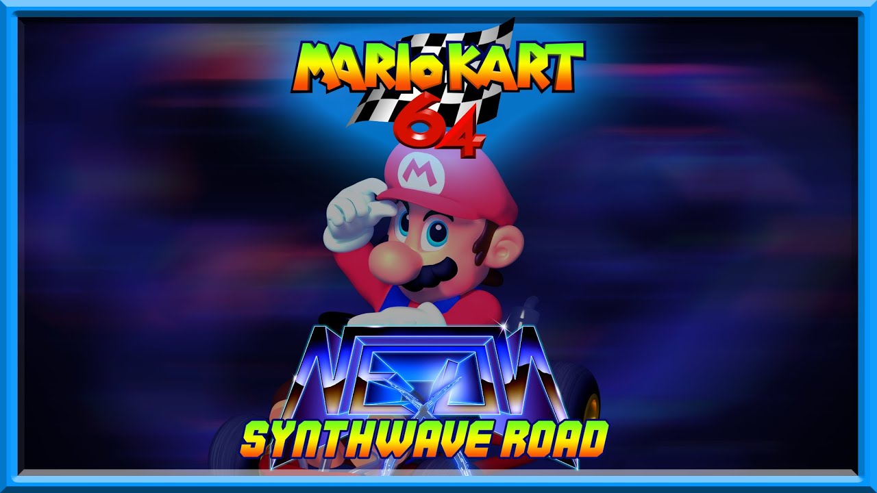 Mario Kart 64 - Rainbow Road (Synthwave | Neon X remix)