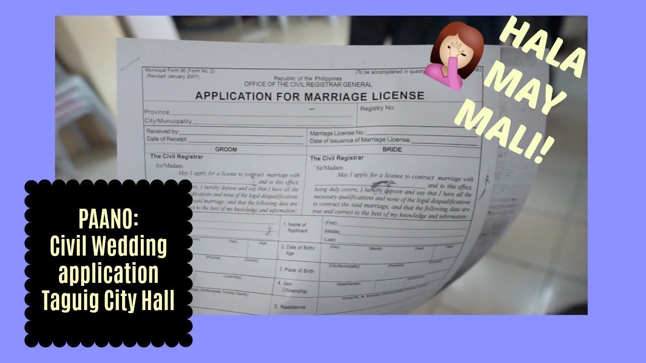VLOG 4: How to apply for civil wedding taguig city hall + MAY MALI!