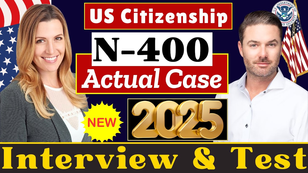 2025 New, Real U.S. Citizenship Interview, Small talk, N-400 Naturalization Interview and Test #n400
