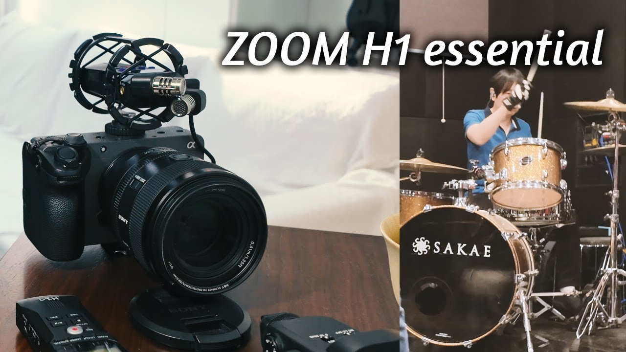 ZOOM H1 essentialをカメラの外部レコーダーとして使ってみる｜バンド演奏の大音量下での32bit floatの恩恵と実際の使い勝手