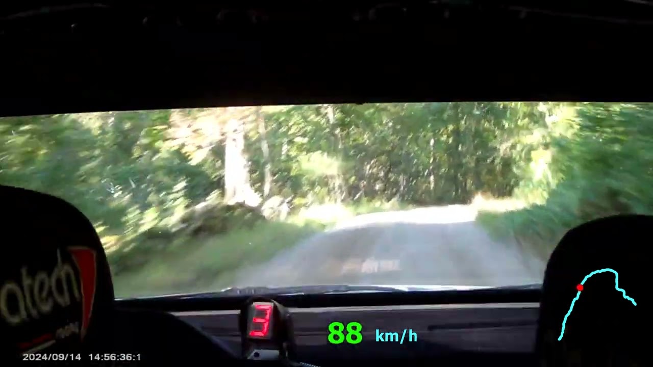 Rally Blekinge 2024 ss5, David Lindström