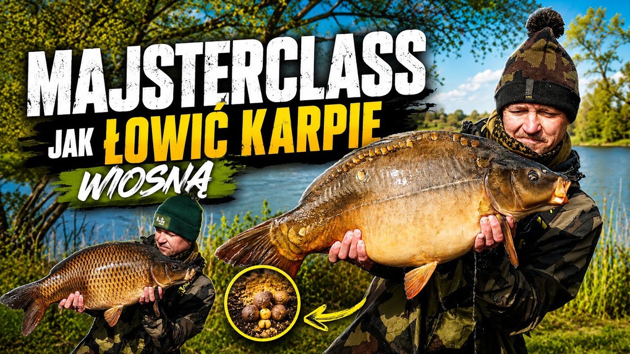 MAJSTERCLASS  - jak łowić karpie na wiosnę ( UNDERWATER)