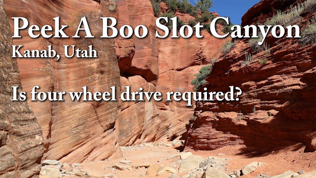 Hike with us through Peek A Boo Slot Canyon