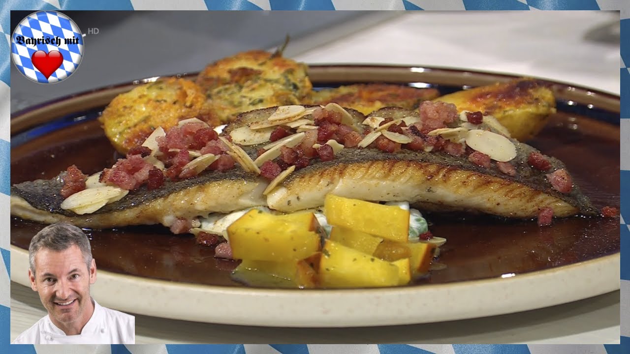 Christian Henze - Forellenfilet mit Mascarpone Erbsen & gebackenen Parmesan-Kartoffeln