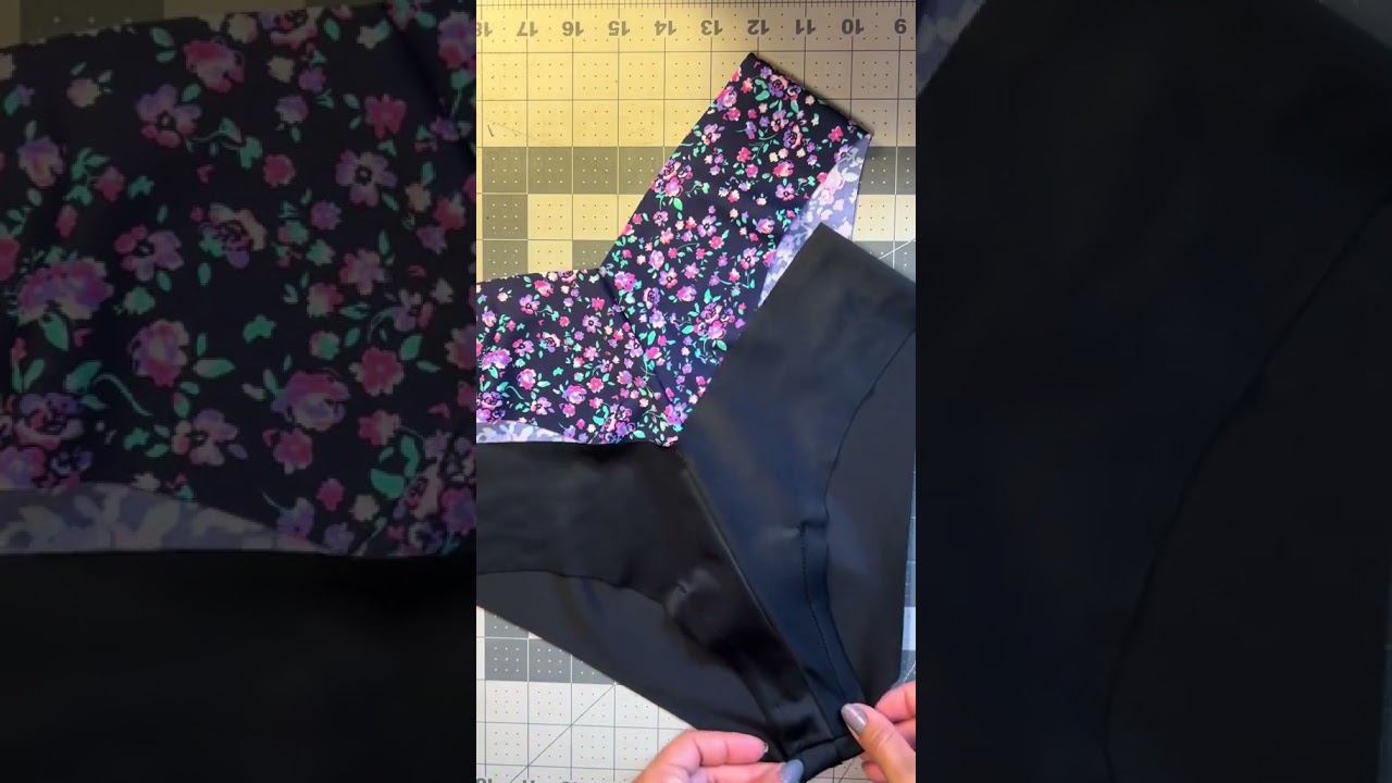 Sewing bikini bottoms with a bev 🍺  