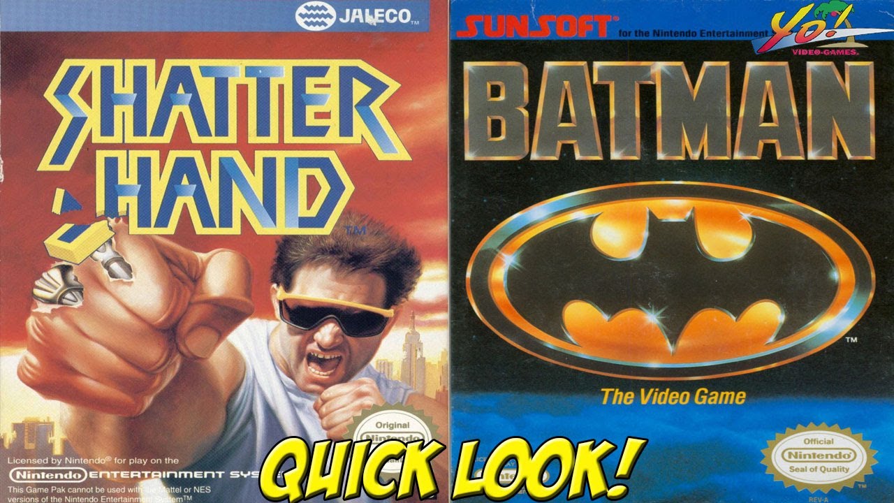 Shatterhand & Batman! NES Quick Look! - YoVideogames